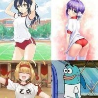 anime girl gym clothes