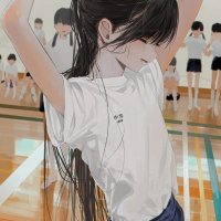 anime girl gym clothes