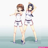 anime girl gym clothes
