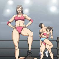anime girls nude wrestling comics