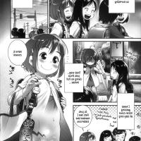 women piss anime comics shower