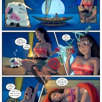 porn comics princess moana