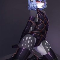 anime bondage latex costume