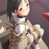 anime pantyhose shibari comic