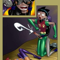 robin confesses to raven porncomics