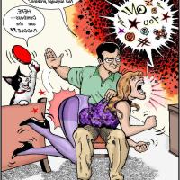 cartoon and comics spanking porn art