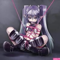 anime bondage girls hot