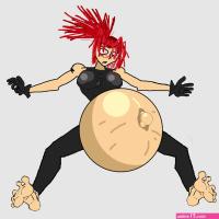 sexy food bekly stuffing anime girls