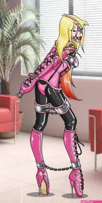 ballet heels comics rubber slave strict mistress