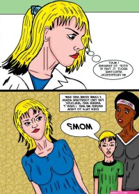 mom cuming in son comic