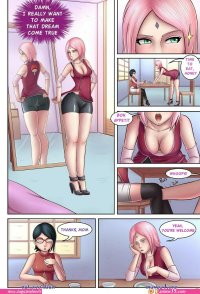 sarada x sakuraporn comics
