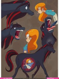 dog and horse porn comics