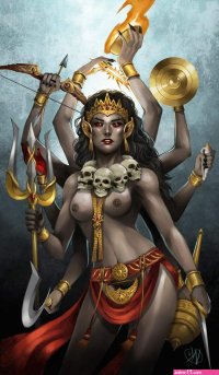hindu goddess nude comics