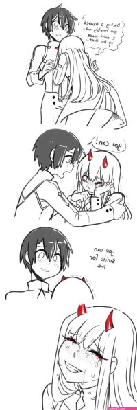 zero two and hiro 18 comics
