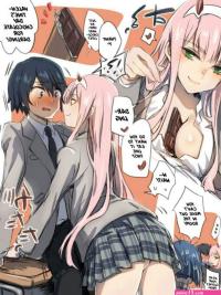 zero two and hiro 18 comics