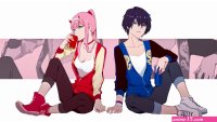 zero two and hiro 18 comics