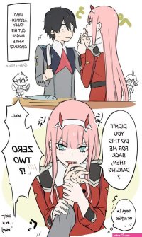 zero two and hiro 18 comics
