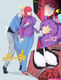 anime boob touch boob