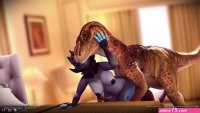 sex jurassic girl boob cartoon