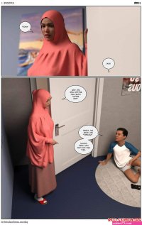 hijab comics book porn