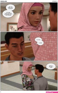 hijab comics book porn