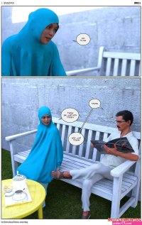 hijab comics book porn