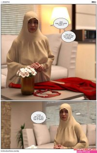 hijab comics book porn