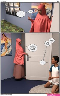 hijab comics book porn