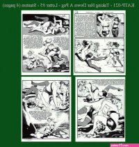 illustrated catfight and femdom comics