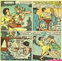 illustrated catfight and femdom comics