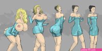 massive breasts growth comics
