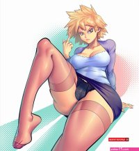 anime sexy open legs wet panties
