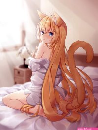 anime girl naked bed comic
