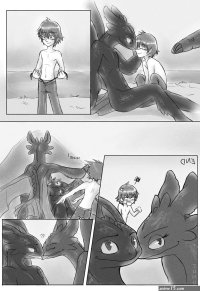 naked hiccup to nightfury hd porn comics