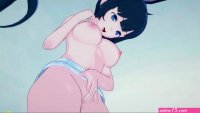anime girl masturbation