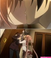 yuri kiss hentai video