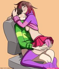 frisk x chara comic sex