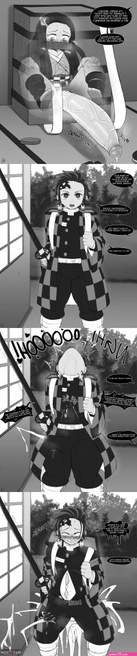 nezuko and tanjiro hentai comics