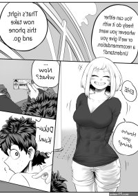 uraraka growing boobs comic