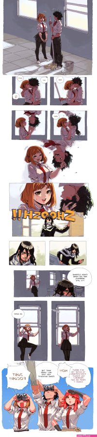 uraraka growing boobs comic