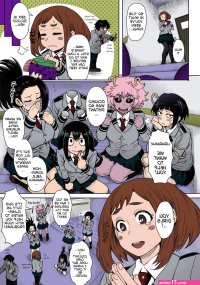 uraraka growing boobs comic