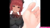 anime foot dick