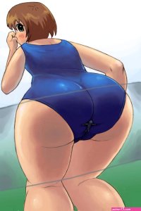 unawaregiantess anime butt crush