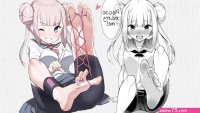 girl feet fetish anime