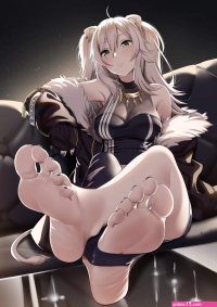 girl feet fetish anime
