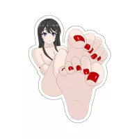 girl feet fetish anime