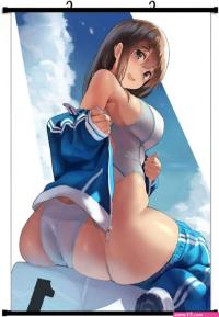 Sexy Camber Ass Bikini Girl Anime Wall Scroll Poster Nederland