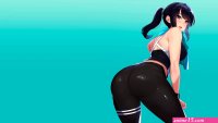 Download Fit Anime Girl Ass Modelling Wallpaper