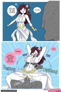Porn comic Jaiden Cosplays. Carliabot Sex comic sexy brunette tries
