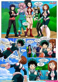 Porn comic Cosmic Menace. Chapter 1. My Hero Academia. PalComix. Erotic comic By Several Young